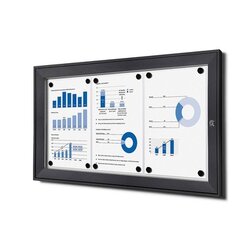 Showdown® Displays SCS3xA4C7016JS Schaukasten 3xA4 an 