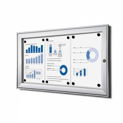 Showdown® Displays SCS3xA4 Schaukasten 3xA4 si 