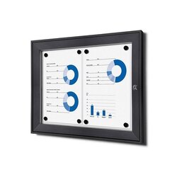 Showdown® Displays SCS2xA4C7016JS Schaukasten 2xA4 an 
