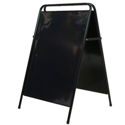 Showdown® Displays ZPES50x70BL Kundenstopper Elegant 50x70cm sw