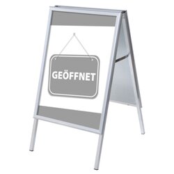 Showdown® Displays ZPA1G32MEI216 Kundenstopper A1 Set Geöffnet gr deutsch