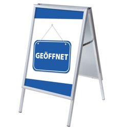 Showdown® Displays ZPA1G32MEI219 Kundenstopper A1 Set Geöffnet bl deutsch