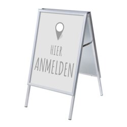 Showdown® Displays ZPA1G32MEI253 Kundenstopper A1 Set Hier Anmelden gr deu