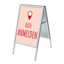 Showdown® Displays ZPA1G32MEI261 Kundenstopper A1 Set Hier Anmelden rt deu