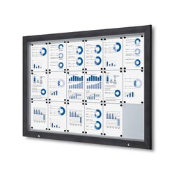 Showdown® Displays SCT18xA4C7016JS Schaukasten Outdoor 18xA4 an 