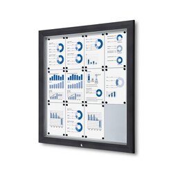 Showdown® Displays SCT12xA4C7016JS Schaukasten Outdoor 12xA4 an 
