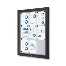 Showdown® Displays SCT9xA4C9005 Schaukasten Outdoor 9xA4 sw 