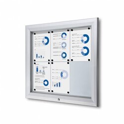 Showdown® Displays SCT6xA4 Schaukasten Outdoor 6xA4 si 