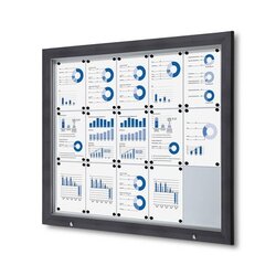 Showdown® Displays SCT15xA4C7016 Schaukasten Outdoor 15xA4 an 