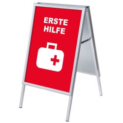 Showdown® Displays ZPA1G32MEI290 Kundenstopper A1 Set Erste Hilfe deutsch