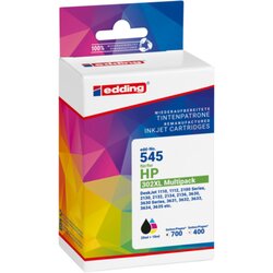 edding 18-545 Tintenpatrone wie HP  302XL+302XL bk+c/m/y 2St