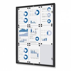 Showdown® Displays SCXS9xA4C9005 Schaukasten Economy 9xA4 sw 