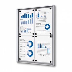 Showdown® Displays SCXS4xA4 Schaukasten Economy 4xA4 si 