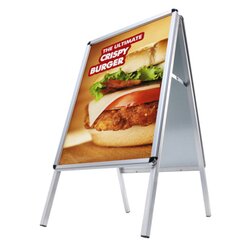 Showdown® Displays ZP70X100R32ME Kundenstopper 70x100cm 32mm Rondo si