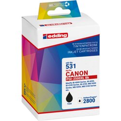 edding 18-531 Tintenpatrone wie Canon PGI2500XLBK