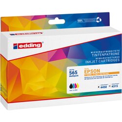 edding 18-565 Tintenpatrone wie Epson T78XXL sw/c/m/y 4 St./Pack.