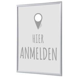 Showdown® Displays KRA1G25LPPI450 Klapprahmen Hier Anmelden A1 deutsch gr