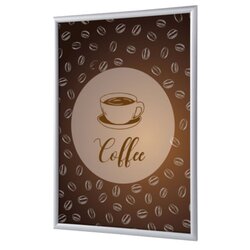 Showdown® Displays KRA4G25LPPI405 Klapprahmen A4 Kaffee en 