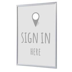 Showdown® Displays KRA4G25LPPI448 Klapprahmen Hier Anmelden A4 englisch gr
