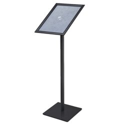 Showdown® Displays MBA3G25C9005 Menüständer Design A3 25mm Gehrung sw