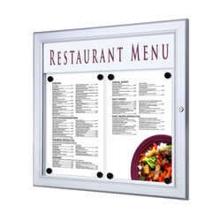 Showdown® Displays SCZ2xA4 Menükasten Outdoor 2xA4 quer si