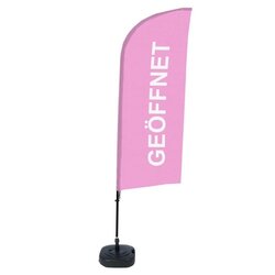 Showdown® Displays BFAW310WT21I56 Beachflag Geöffnet pi deutsch 