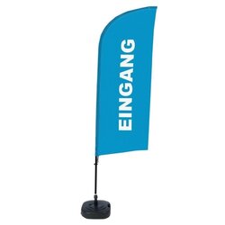 Showdown® Displays BFAW310WT21I124 Beachflag Eingang bl deutsch 