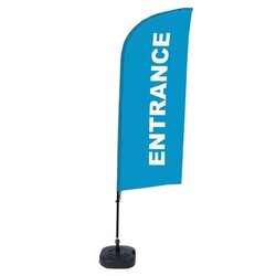 Showdown® Displays BFAW310WT21I123 Beachflag Eingang bl englisch 