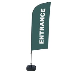 Showdown® Displays BFAW310WT21I120 Beachflag Eingang gr englisch 