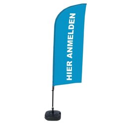 Showdown® Displays BFAW310WT21I115 Beachflag Hier Anmelden bl deutsch