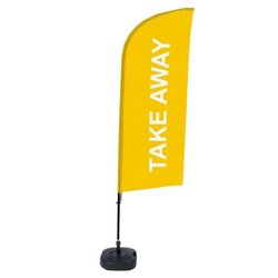 Showdown® Displays BFAW310WT21I69 Beachflag Take Away ge 