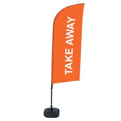 Showdown® Displays BFAW310WT21I66 Beachflag Take Away or 