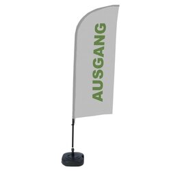 Showdown® Displays BFAW310WT21I104 Beachflag Exit gr deutsch 
