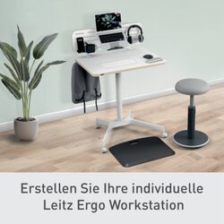 Leitz Schreibtisch Ergo 600 x 750-1.140 x 800 mm (B x H x T) pneumatisch