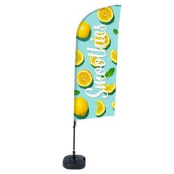 Showdown® Displays BFAW310WT21I76 Beachflag Smoothies Zitrone 