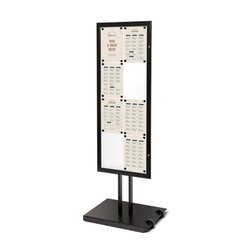 Showdown® Displays SCPF8xA4C9005 Menüständer Outdoor 8xA4 sw 