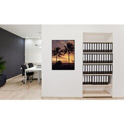 Showdown® Displays Dekobild 84,1 x 59,4 cm (B x H) Palmen Sonnenuntergang