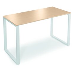 Neutralware 810076879 Stehtisch 160x80x110cm Gestell ws Platte ahorn