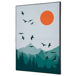 Showdown® Displays TFR22WA2-I25 Wanddekoration Set A2 Sonne und Vögel