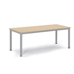 Neutralware 810076179 Besprechungstisch 180x80x72cm Gestell si Platte ahorn