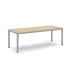 Neutralware 810076279 Besprechungstisch 200x80x72cm Gestell si Platte ahorn