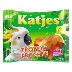 Katjes 12941 Fruchtgummi Tropen-Früchte 175g