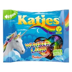 Katjes 13742 Fruchtgummi Wunderland Rainbow 175g