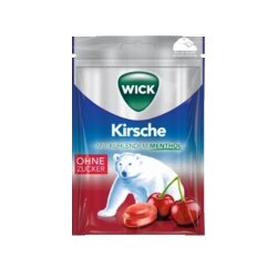 WICK 92175 Bonbons Kirsche Ohne Zucker 72g
