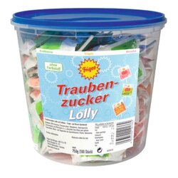 Frigeo 61534 Traubenzucker Lolly 100St 