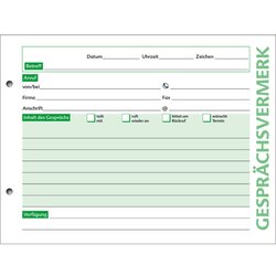 SoldanPlus H18NL Gesprächsvermerk A5 quer ws 100Bl