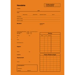 AdvoBedarf 7010214 Handaktenbogen Tauenkarton or 100St