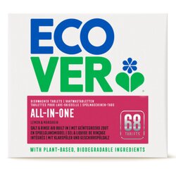 ecover 4006016 Spülmaschine Tabs All in One 68St