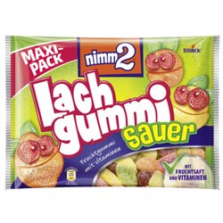nimm2 387759-00 Fruchtgummi Lachgummi Sauer 376g