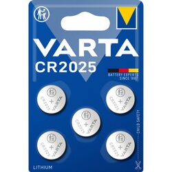 Varta 06025101415 Knopfzelle CR2025 5St 